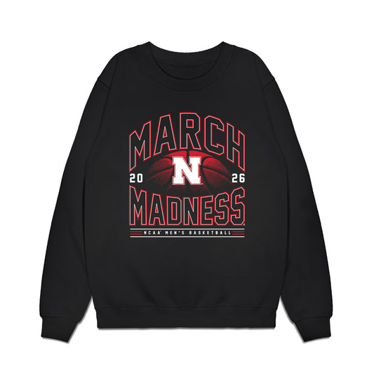 Nebraska - NCAA Men's Basketball : Justin Bolis - NCAA® March Madness® 2026 Premium Crewneck Sweatshirt-0