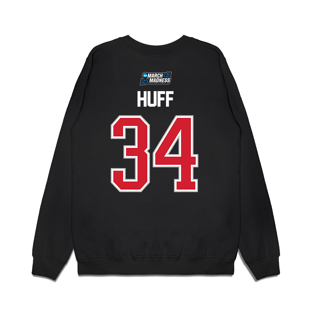 Gonzaga - NCAA Men's Basketball : Braden Huff - NCAA® March Madness® 2026 Premium Crewneck Sweatshirt-1
