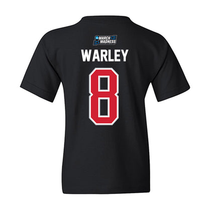 Gonzaga - NCAA Men's Basketball : Jalen Warley - NCAA® March Madness® 2026 Youth T-Shirt-1