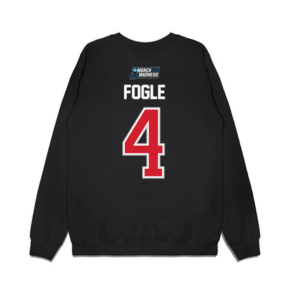 Gonzaga - NCAA Men's Basketball : Davis Fogle - NCAA® March Madness® 2026 Premium Crewneck Sweatshirt-1