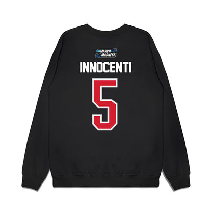 Gonzaga - NCAA Men's Basketball : Emmanuel Innocenti - NCAA® March Madness® 2026 Premium Crewneck Sweatshirt-1