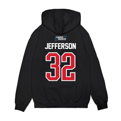 Gonzaga - NCAA Men's Basketball : Parker Jefferson - NCAA® March Madness® 2026 Premium Hooded Sweatshirt-1