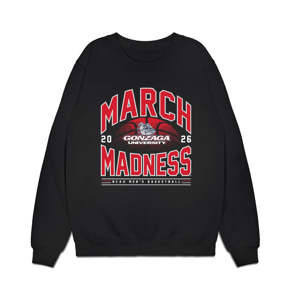 Gonzaga - NCAA Men's Basketball : Parker Jefferson - NCAA® March Madness® 2026 Premium Crewneck Sweatshirt-0