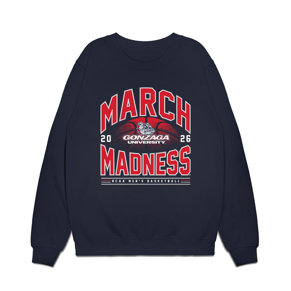Gonzaga - NCAA Men's Basketball : Steele Venters - NCAA® March Madness® 2026 Premium Crewneck Sweatshirt-0
