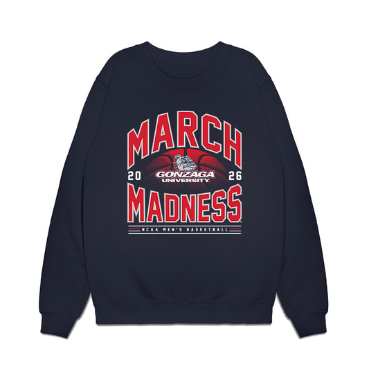 Gonzaga - NCAA Men's Basketball : Steele Venters - NCAA® March Madness® 2026 Premium Crewneck Sweatshirt-0