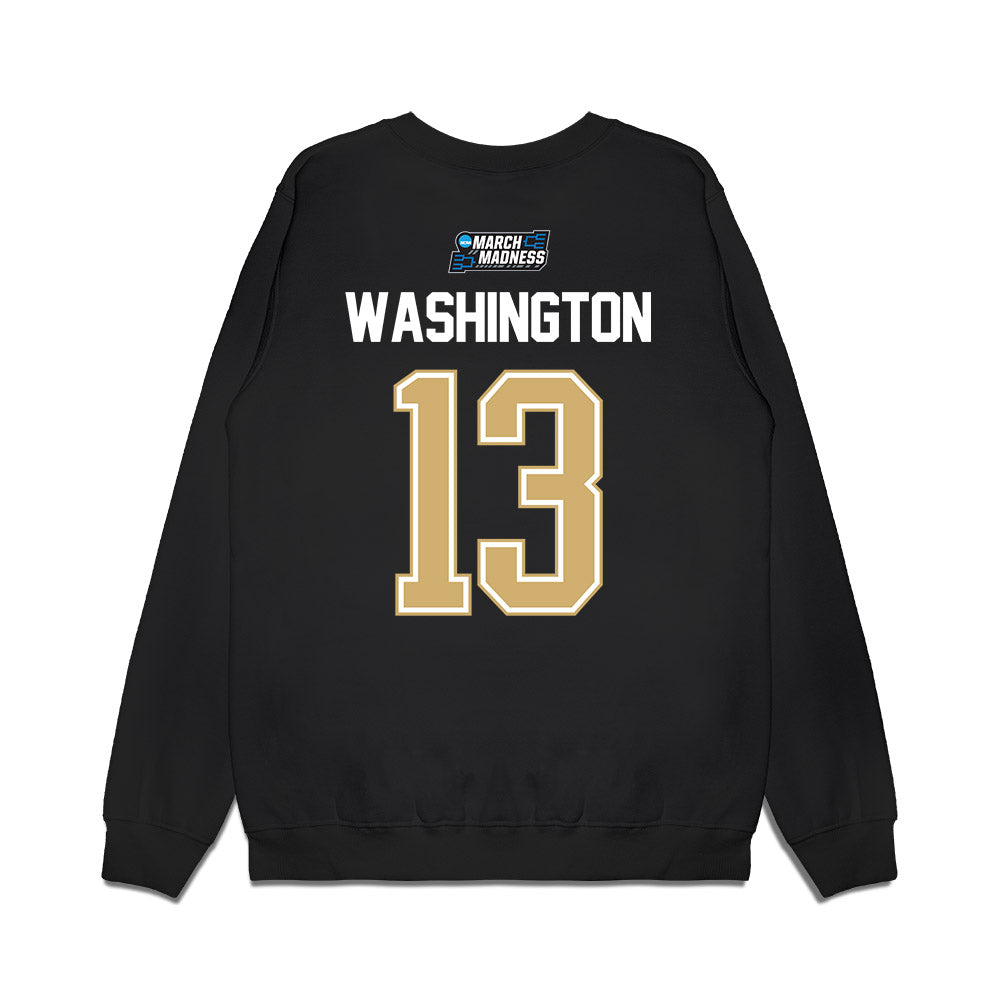 Vanderbilt - NCAA Men's Basketball : Jalen Washington - NCAA® March Madness® 2026 Premium Crewneck Sweatshirt-1