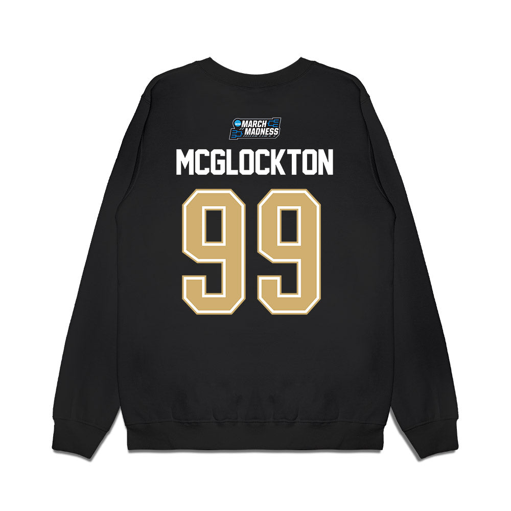 Vanderbilt - NCAA Men's Basketball : Devin Mcglockton - NCAA® March Madness® 2026 Premium Crewneck Sweatshirt-1