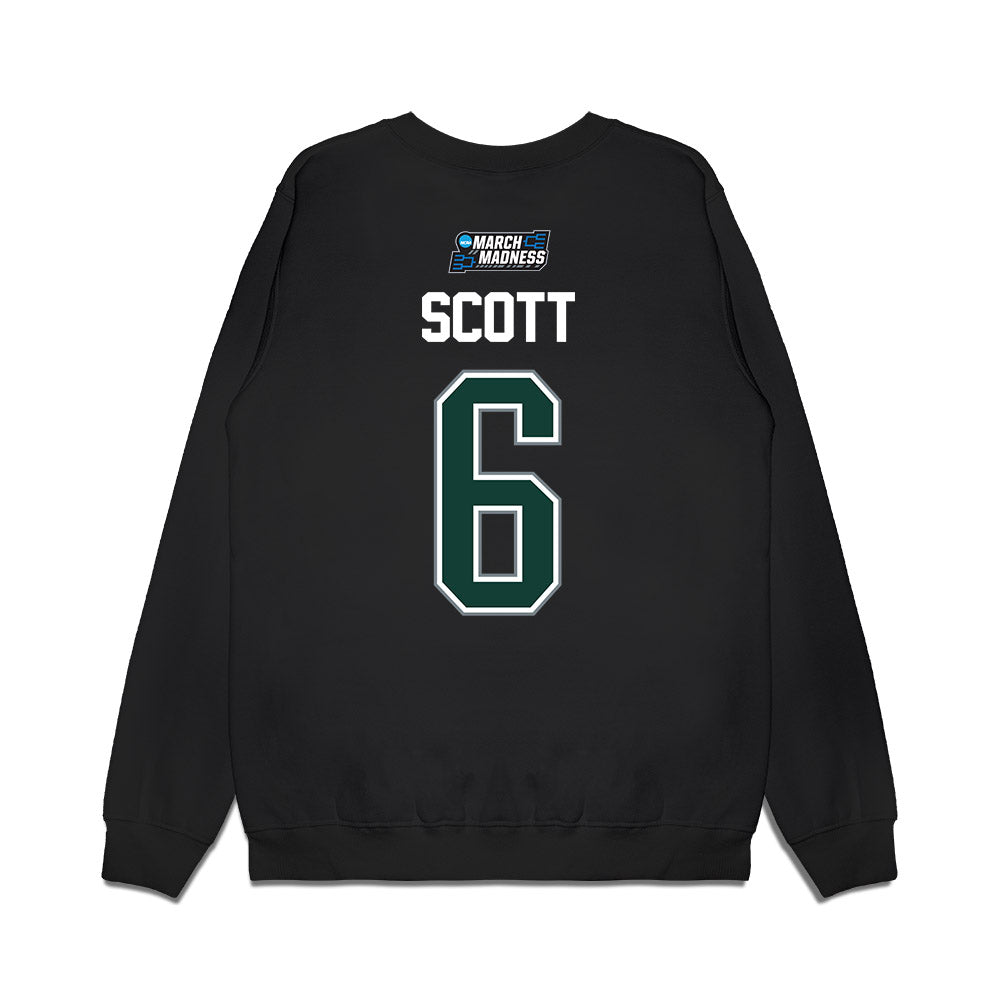 Michigan State - NCAA Men's Basketball : Jordan Scott - NCAA® March Madness® 2026 Premium Crewneck Sweatshirt-1