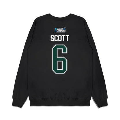 Michigan State - NCAA Men's Basketball : Jordan Scott - NCAA® March Madness® 2026 Premium Crewneck Sweatshirt-1