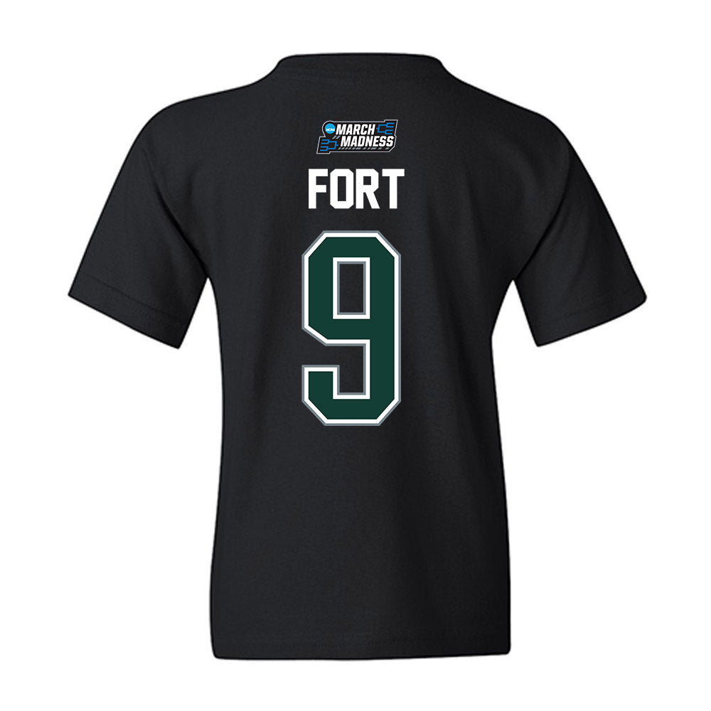 Michigan State - NCAA Men's Basketball : Lorenzo Fort - NCAA® March Madness® 2026 Youth T-Shirt-1