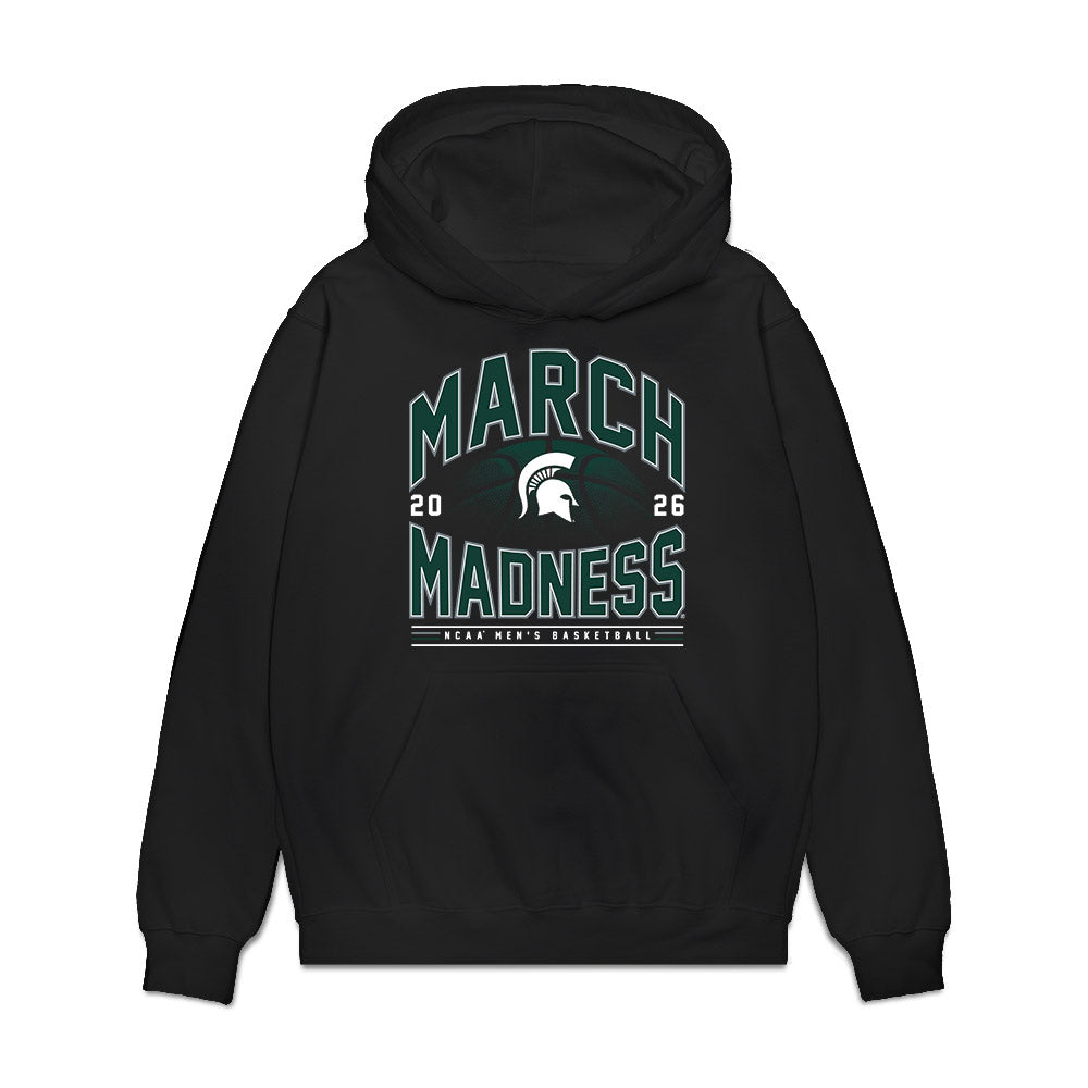 Michigan State - NCAA Men's Basketball : Jesse McCulloch - NCAA® March Madness® 2026 Premium Hooded Sweatshirt-0