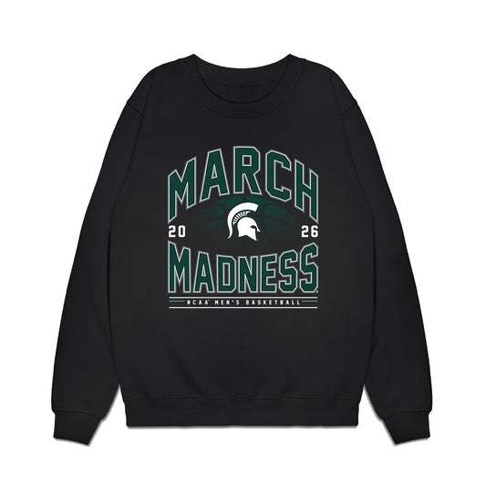 Michigan State - NCAA Men's Basketball : Lorenzo Fort - NCAA® March Madness® 2026 Premium Crewneck Sweatshirt-0