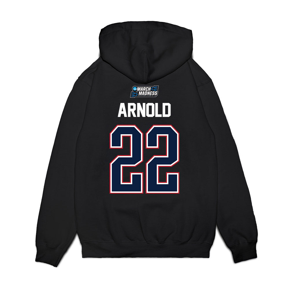 Arizona - NCAA Men's Basketball : Addison Arnold - NCAA® March Madness® Premium Hooded Sweatshirt-1