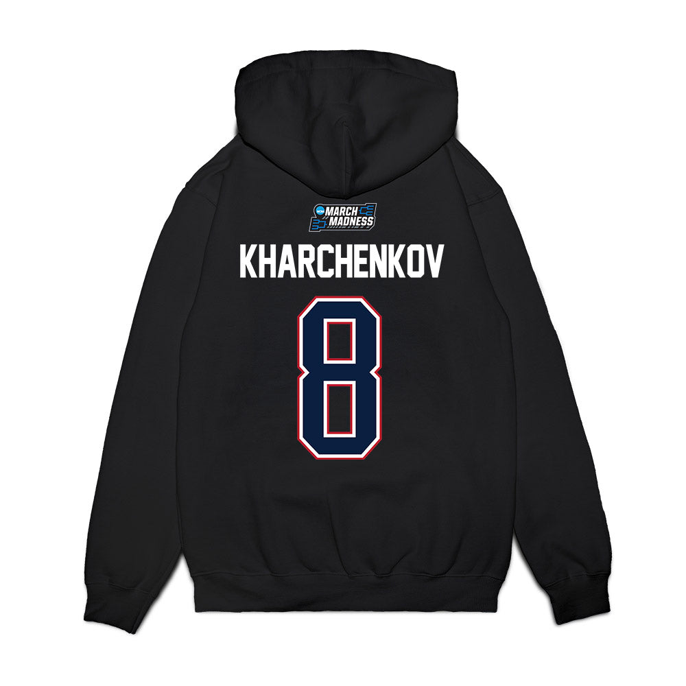 Arizona - NCAA Men's Basketball : Ivan Kharchenkov - NCAA® March Madness® Premium Hooded Sweatshirt-1