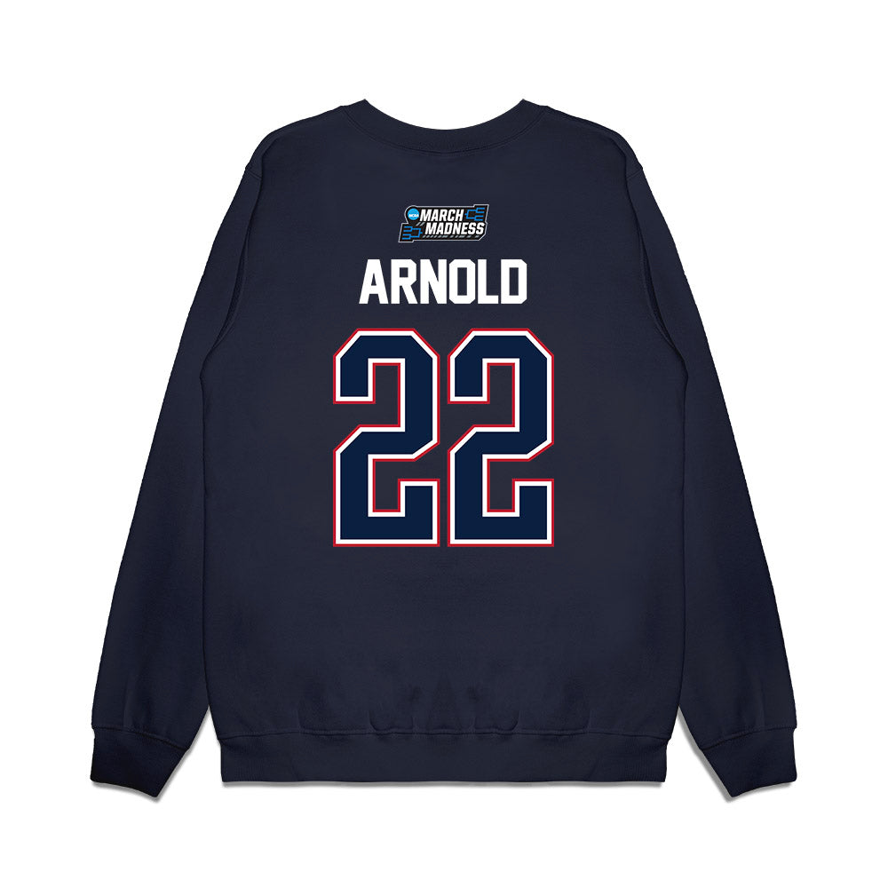 Arizona - NCAA Men's Basketball : Addison Arnold - NCAA® March Madness® Premium Crewneck Sweatshirt-1