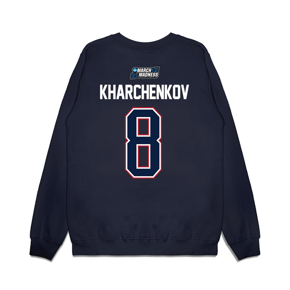 Arizona - NCAA Men's Basketball : Ivan Kharchenkov - NCAA® March Madness® Premium Crewneck Sweatshirt-1