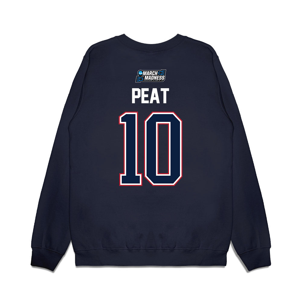 Arizona - NCAA Men's Basketball : Koa Peat - NCAA® March Madness® Premium Crewneck Sweatshirt-1