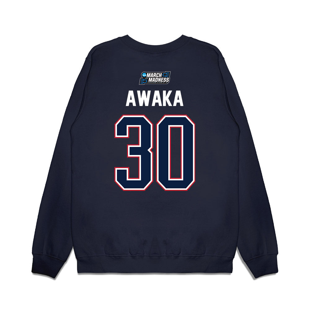 Arizona - NCAA Men's Basketball : Tobe Awaka - NCAA® March Madness® Premium Crewneck Sweatshirt-1