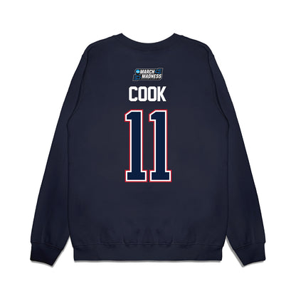 Arizona - NCAA Men's Basketball : Jackson Cook - NCAA® March Madness® Premium Crewneck Sweatshirt-1