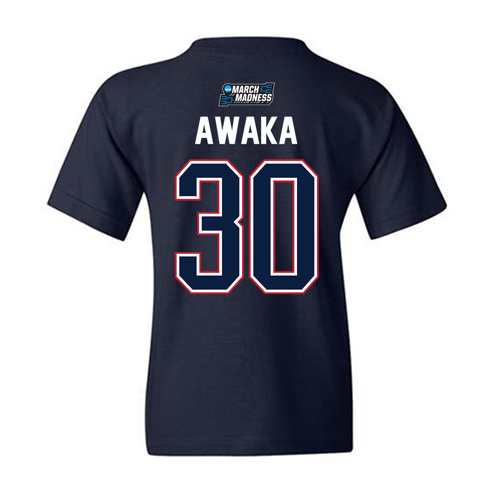 Arizona - NCAA Men's Basketball : Tobe Awaka - NCAA® March Madness® Youth T-Shirt-1