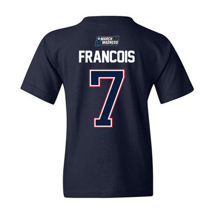 Arizona - NCAA Men's Basketball : Jackson Francois - NCAA® March Madness® Youth T-Shirt-1