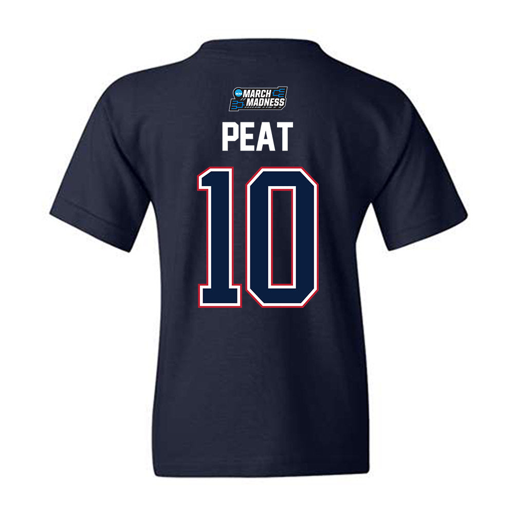 Arizona - NCAA Men's Basketball : Koa Peat - NCAA® March Madness® Youth T-Shirt-1