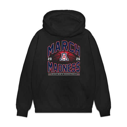 Arizona - NCAA Men's Basketball : Brayden Burries - NCAA® March Madness® Premium Hooded Sweatshirt-0