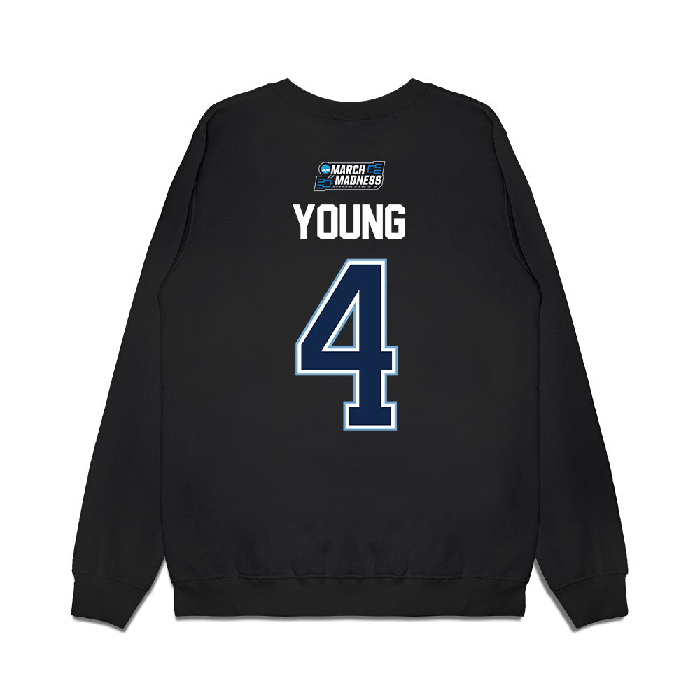 UNC - NCAA Men's Basketball : Jaydon Young - NCAA® March Madness® 2026 Premium Crewneck Sweatshirt-1
