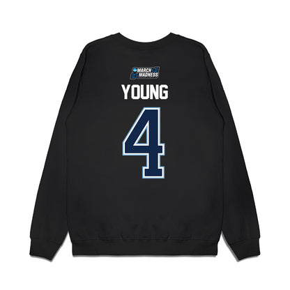 UNC - NCAA Men's Basketball : Jaydon Young - NCAA® March Madness® 2026 Premium Crewneck Sweatshirt-1