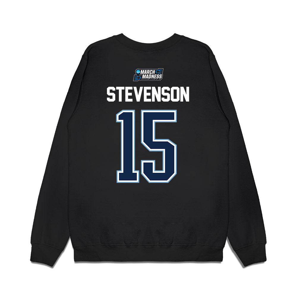 UNC - NCAA Men's Basketball : Jarin Stevenson - NCAA® March Madness® 2026 Premium Crewneck Sweatshirt-1