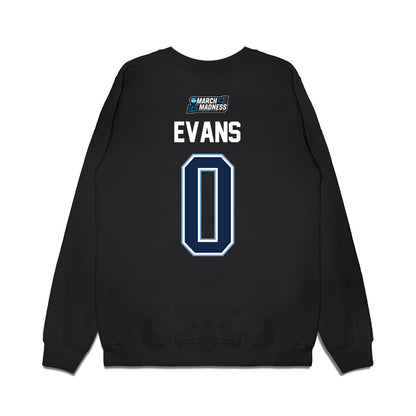 UNC - NCAA Men's Basketball : Kyan Evans - NCAA® March Madness® 2026 Premium Crewneck Sweatshirt-1
