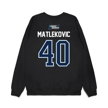 UNC - NCAA Men's Basketball : Ivan Matlekovic - NCAA® March Madness® 2026 Premium Crewneck Sweatshirt-1