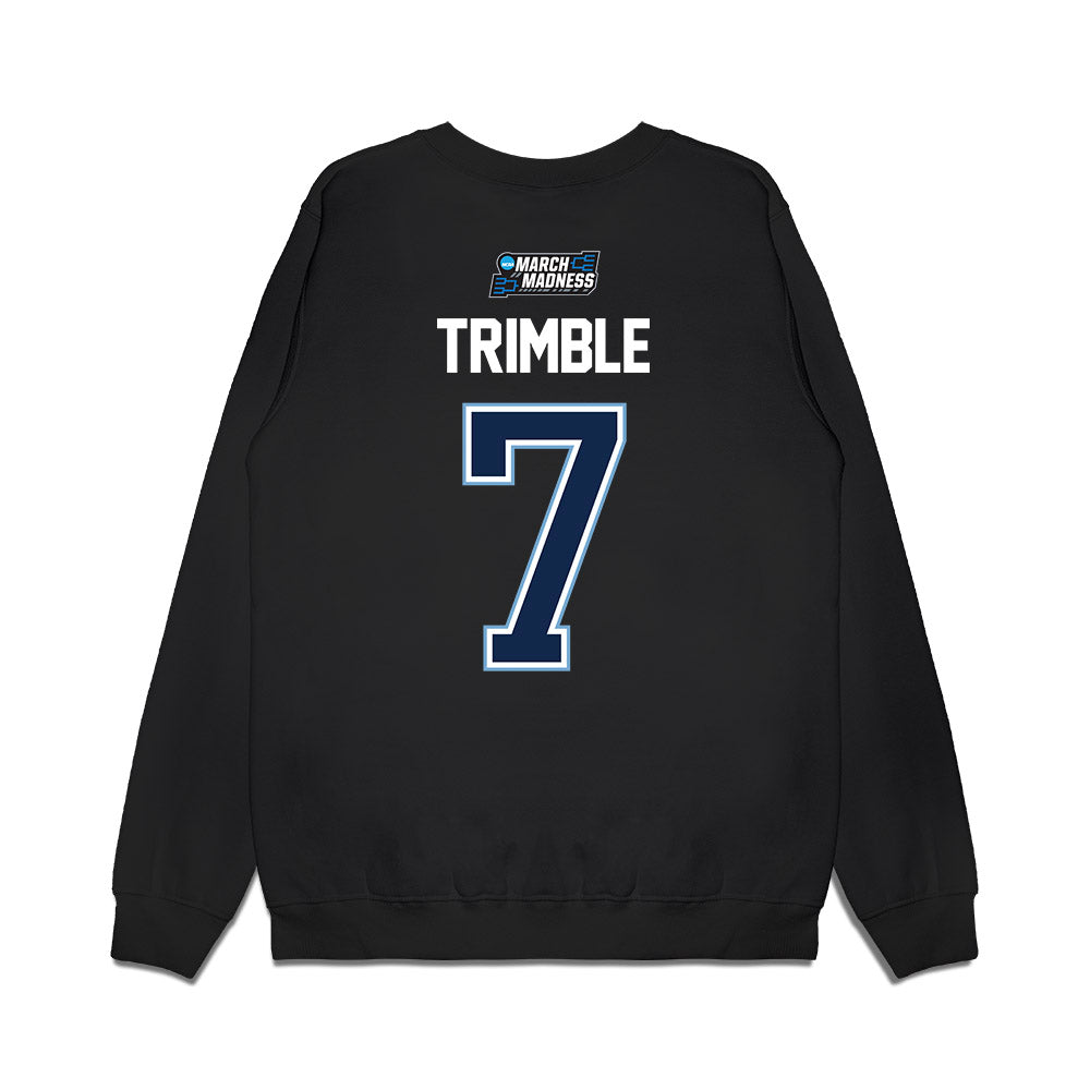 UNC - NCAA Men's Basketball : Seth Trimble - NCAA® March Madness® 2026 Premium Crewneck Sweatshirt-1