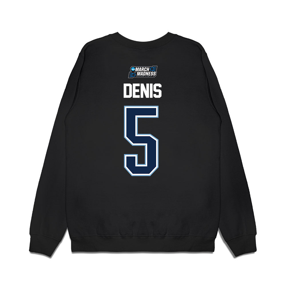 UNC - NCAA Men's Basketball : Isaiah Denis - NCAA® March Madness® 2026 Premium Crewneck Sweatshirt-1
