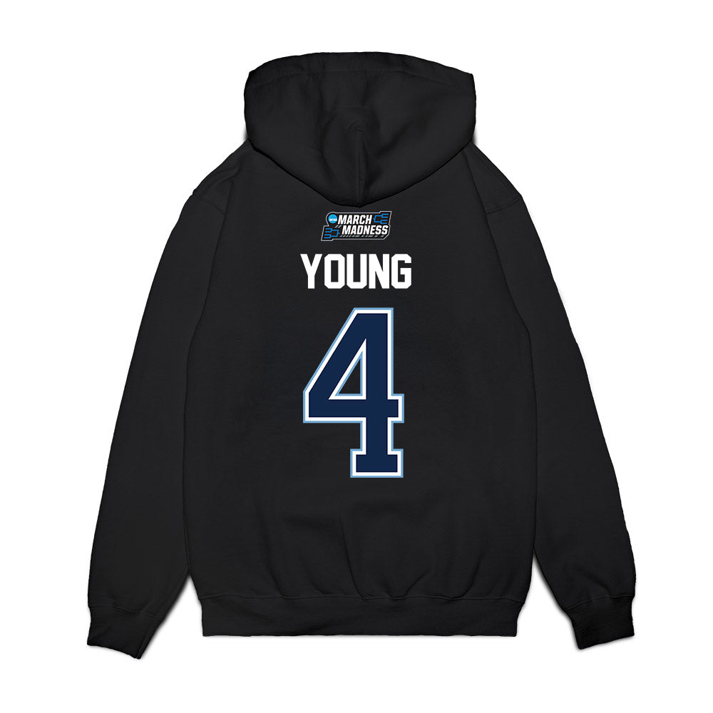 UNC - NCAA Men's Basketball : Jaydon Young - NCAA® March Madness® 2026 Premium Hooded Sweatshirt-1