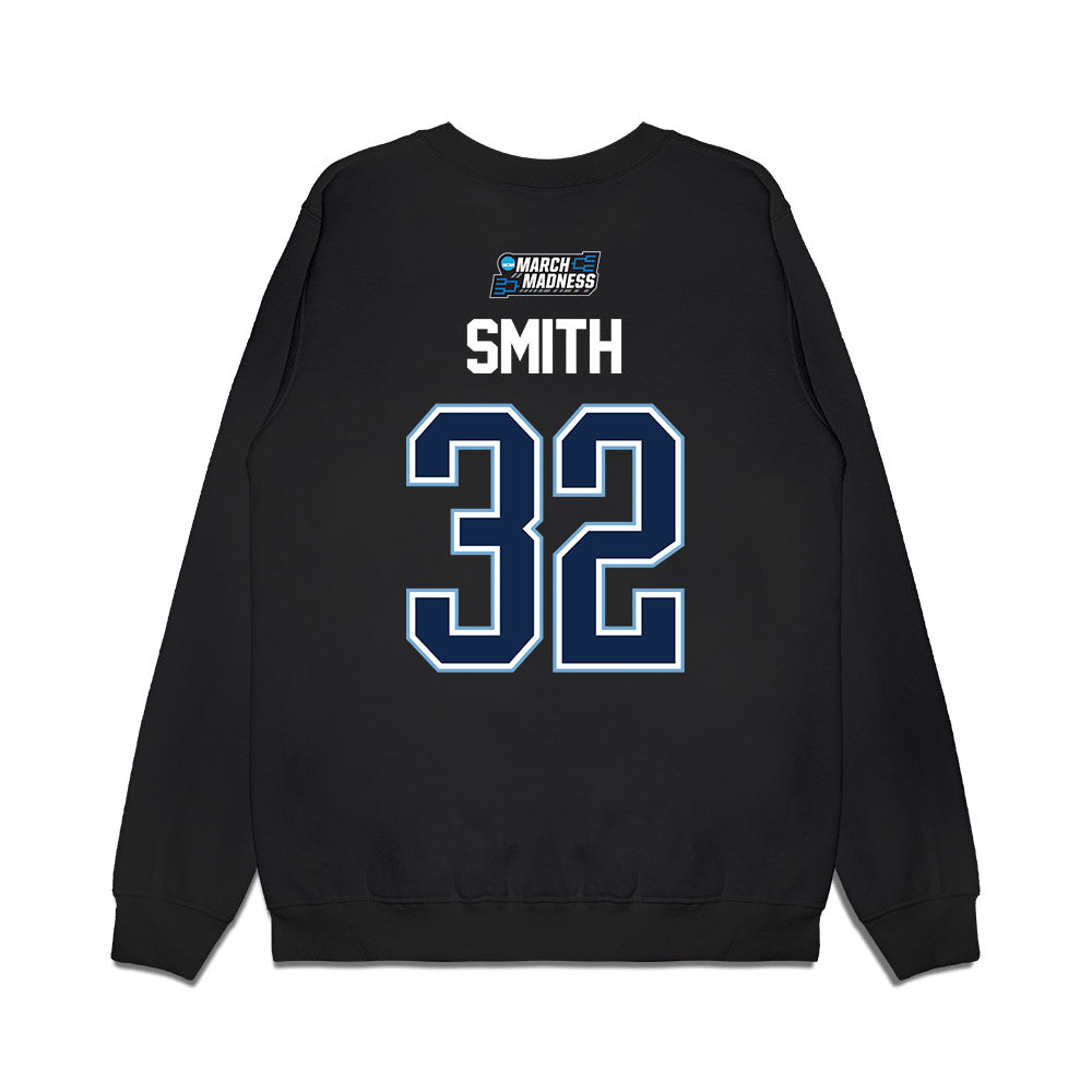 UNC - NCAA Men's Basketball : Evan Smith - NCAA® March Madness® 2026 Premium Crewneck Sweatshirt-1