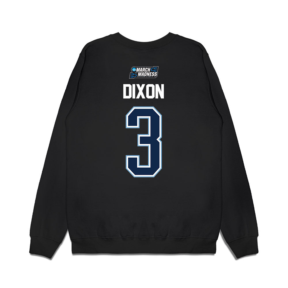 UNC - NCAA Men's Basketball : Derek Dixon - NCAA® March Madness® 2026 Premium Crewneck Sweatshirt-1