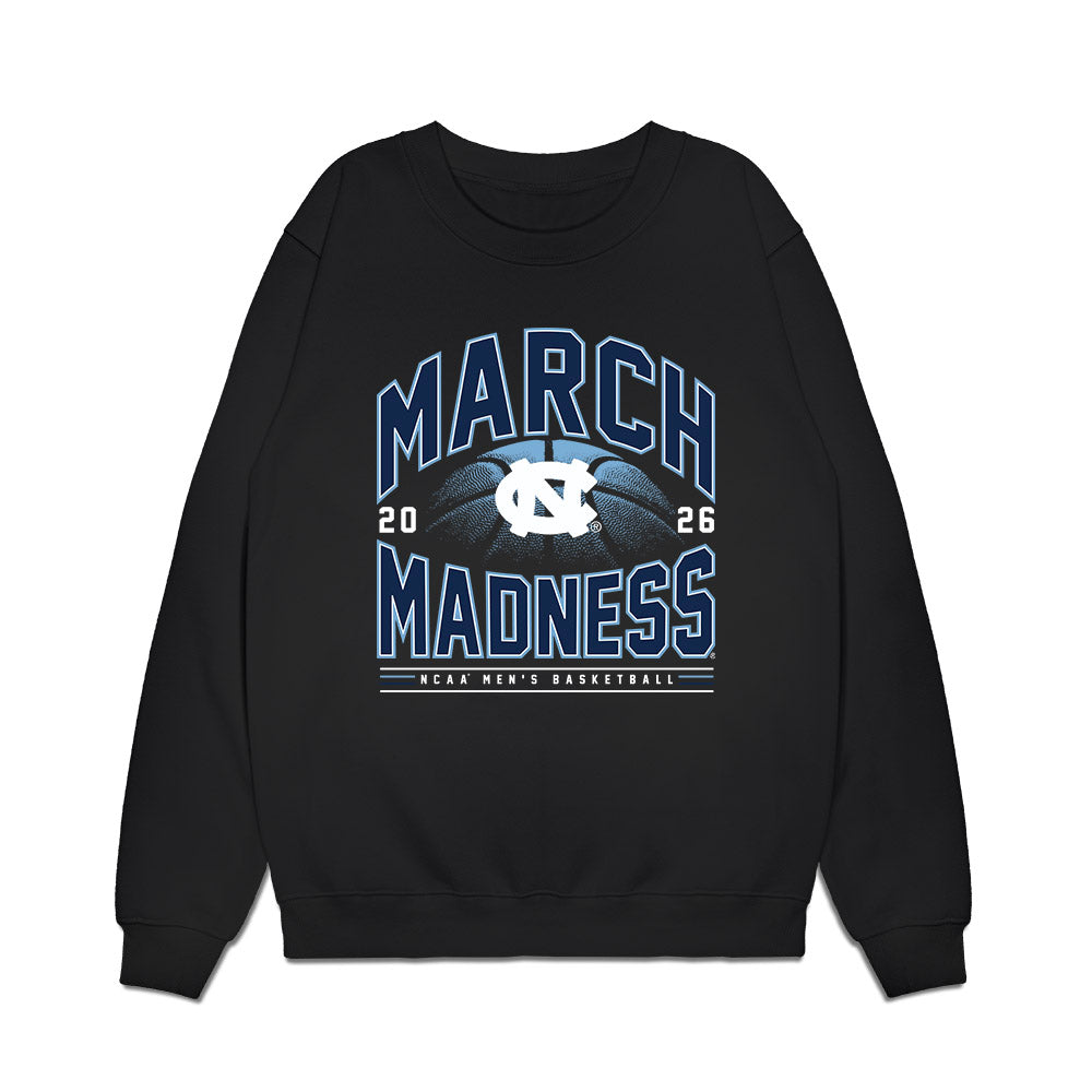 UNC - NCAA Men's Basketball : Jonathan Powell - NCAA® March Madness® 2026 Premium Crewneck Sweatshirt-0