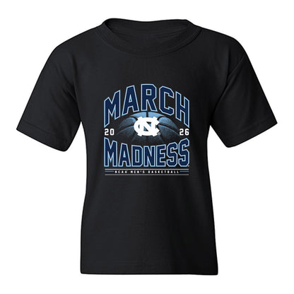 UNC - NCAA Men's Basketball : Evan Smith - NCAA® March Madness® 2026 Youth T-Shirt-0