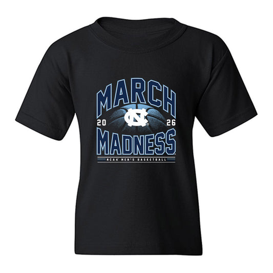 UNC - NCAA Men's Basketball : Jaydon Young - NCAA® March Madness® 2026 Youth T-Shirt-0