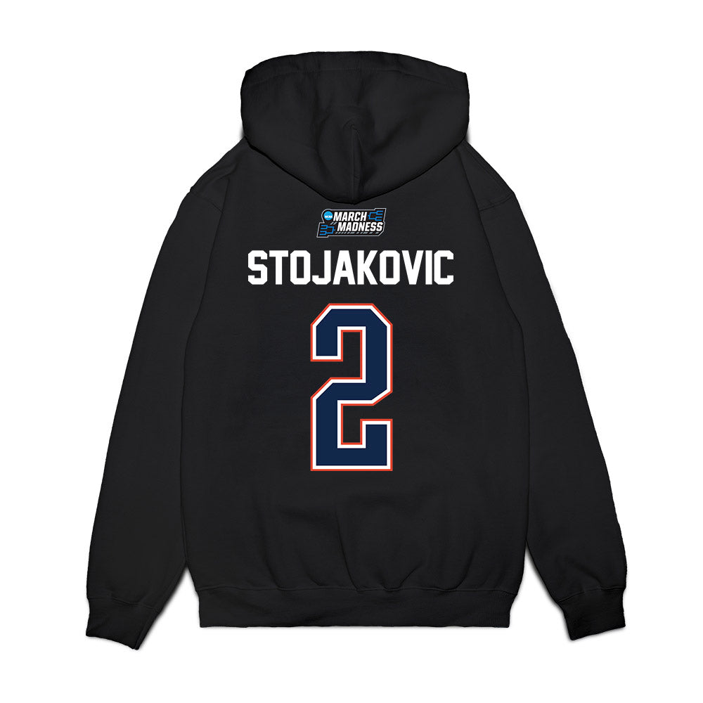 Illinois - NCAA Men's Basketball : Andrej Stojakovic - NCAA® March Madness® 2026 Premium Hooded Sweatshirt-1