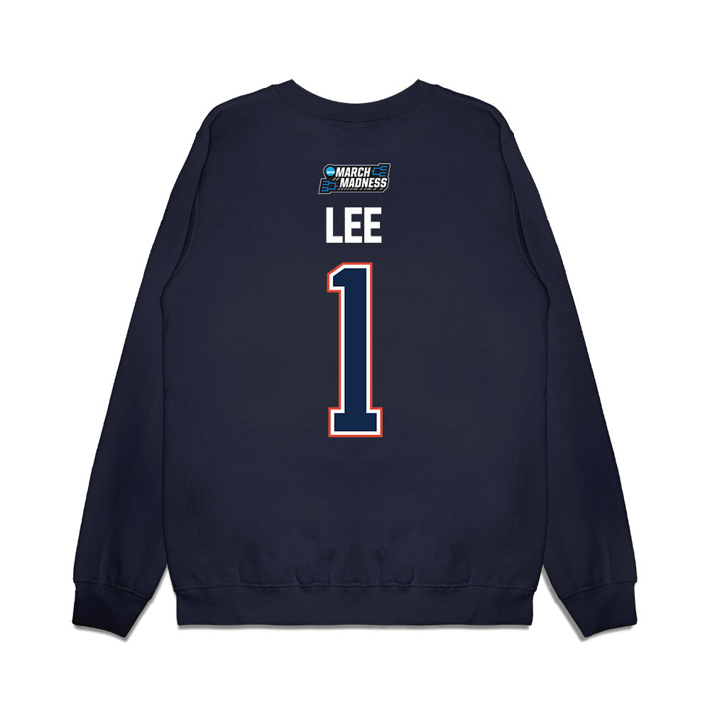 Illinois - NCAA Men's Basketball : Brandon Lee - NCAA® March Madness® 2026 Premium Crewneck Sweatshirt-1