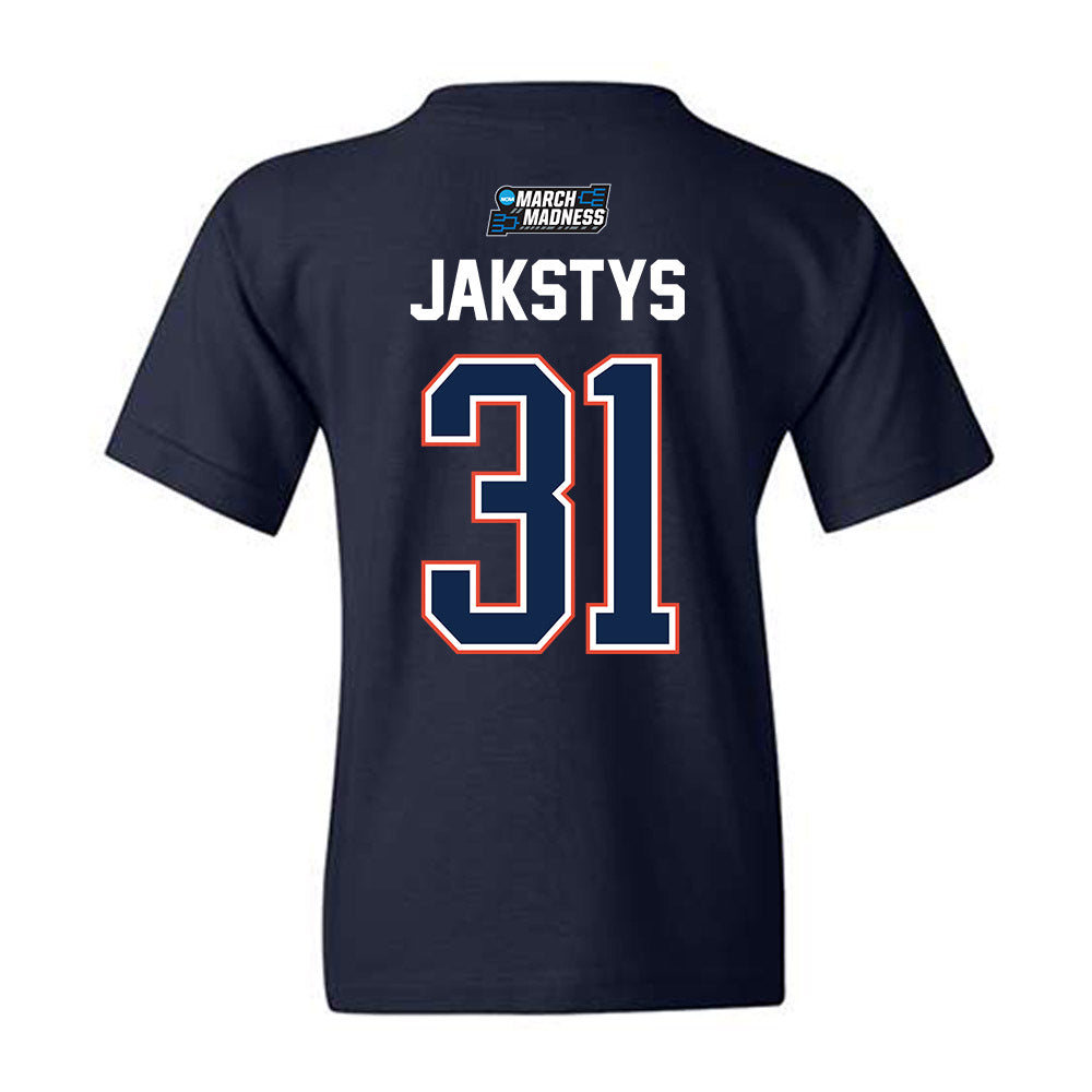 Illinois - NCAA Men's Basketball : Jason Jakstys - NCAA® March Madness® 2026 Youth T-Shirt-1