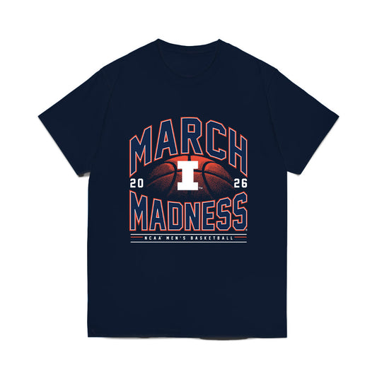 Illinois - NCAA Men's Basketball : Tomislav Ivisic - NCAA® March Madness® 2026 Comfort Colors T-Shirt-0