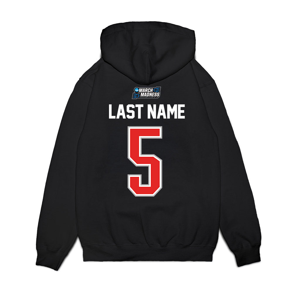 Texas Tech - NCAA Men's Basketball : Josiah Moseley - Premium Hooded Sweatshirt-1
