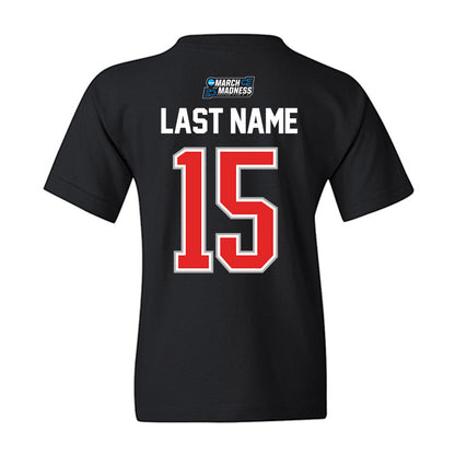 Texas Tech - NCAA Men's Basketball : JT Toppin - Youth T-Shirt-1