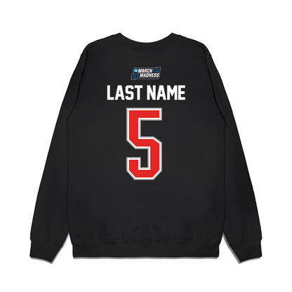 Texas Tech - NCAA Men's Basketball : Josiah Moseley - Premium Crewneck Sweatshirt-1