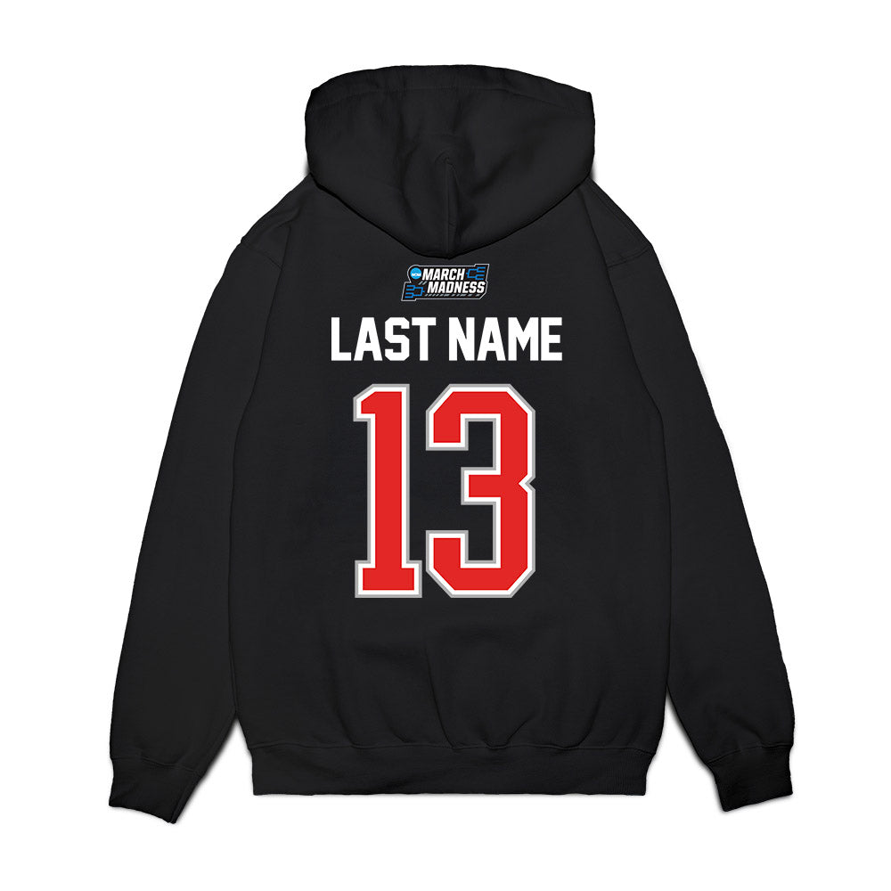 Texas Tech - NCAA Men's Basketball : Marial Akuentok - Premium Hooded Sweatshirt-1