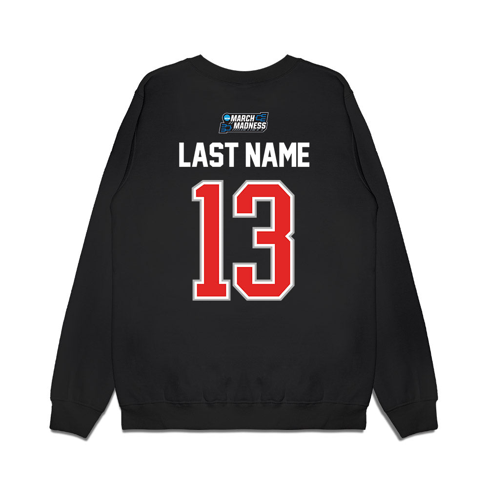 Texas Tech - NCAA Men's Basketball : Marial Akuentok - Premium Crewneck Sweatshirt-1