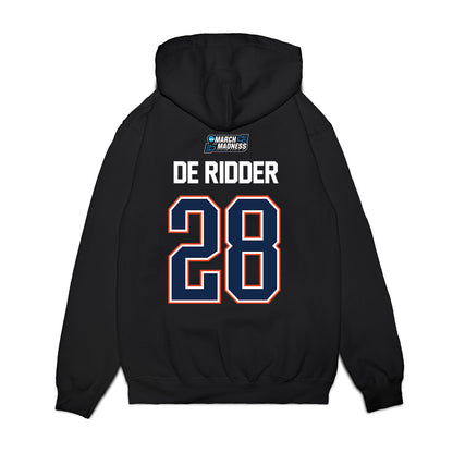 Virginia - NCAA Men's Basketball : Thijs De Ridder - NCAA® March Madness® 2026 Premium Hooded Sweatshirt-1